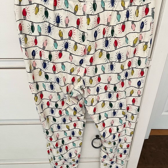 Like New - Hanna Andersson Holiday Print Long John Pajama Pants - Picture 5 of 10